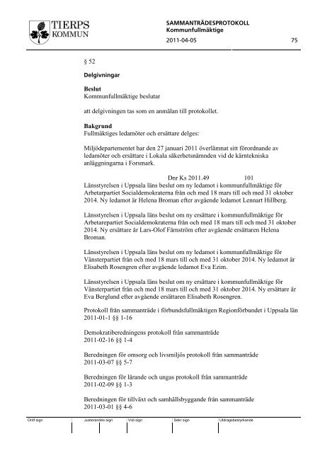 Kf protokoll 110405.pdf - Tierps kommun