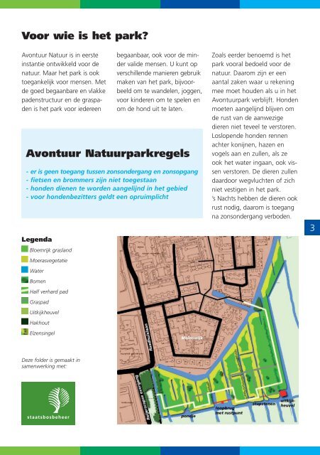 Folder het avontuur natuurpark - Gemeente Woerden