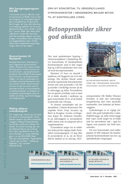 Download blad nr. 4-2005 som pdf - Dansk Beton