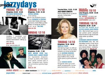 program - Tversted Jazzydays