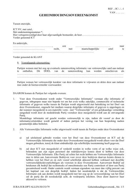 voorbeeld overeenkomst tussen 2 partijen