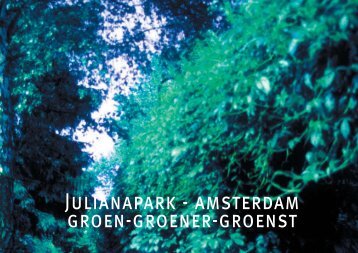 Julianapark - amsterdam groen-groener-groenst - Buurtbeheer ...