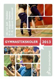 GYMNASTIKSKOLER 2013 - Sundeved Efterskole