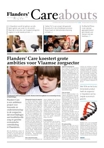 Flanders' - Welzijn, Volksgezondheid en Gezin - Vlaanderen.be