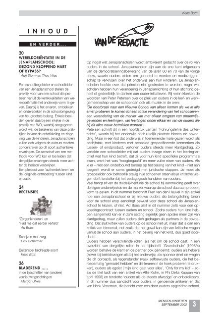 Tijdschrift voor en over Jenaplanonderwijs