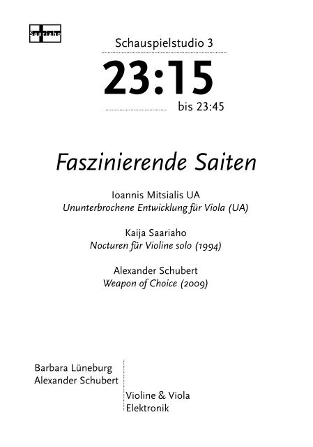 20:00 - Netzwerk für zeitgenössische Musik in Hamburg