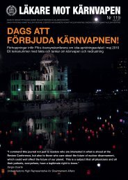 DAGS ATT FÖRBJUDA KÄRNVAPNEN! - Svenska Läkare mot ...