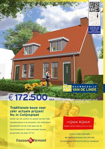 Flyer - Bouwbedrijf van de Linde