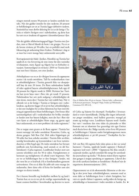 Ben Ali-regimets undergang i Tunisia - Fortid