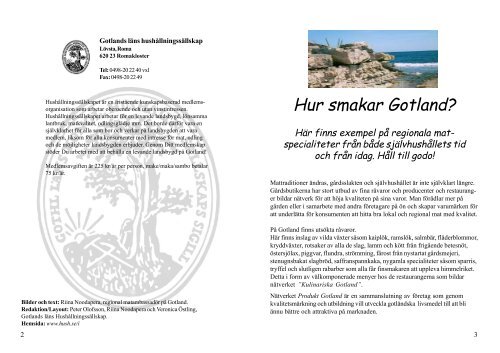 Hur smakar Gotland -receptfolder (pdf) - Hushållningssällskapet ...