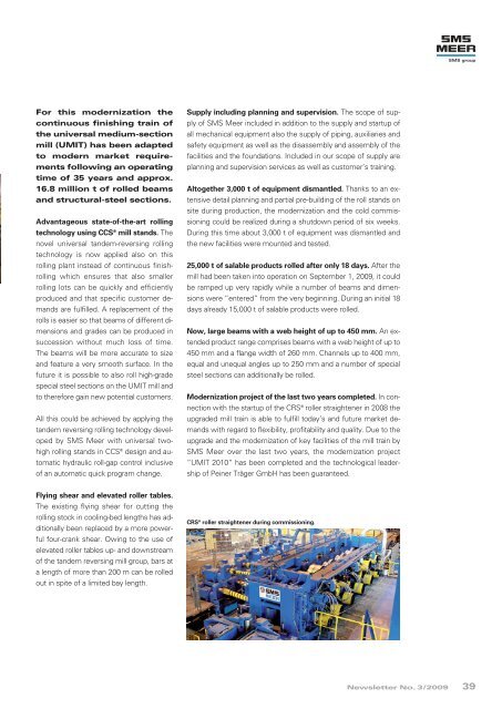 LONG PRODUCTS BULLETIN - SMS Meer GmbH