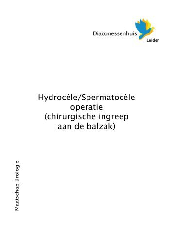 Hydrocèle/Spermatocèle operatie - Diaconessenhuis Leiden