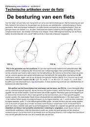 De besturing van een fiets - Velofilie