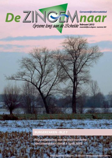 februari 2013 - Gemeente Zingem