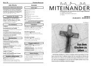EINANDER MIT - Katholische Kirche - Flingern/Düsseltal
