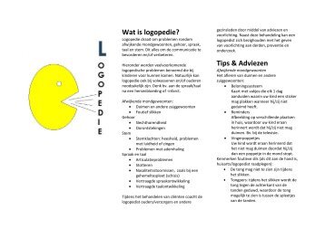 Info logopedie