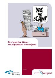 Best practice Wabo- scanafspraken in Overijssel - E-overheid