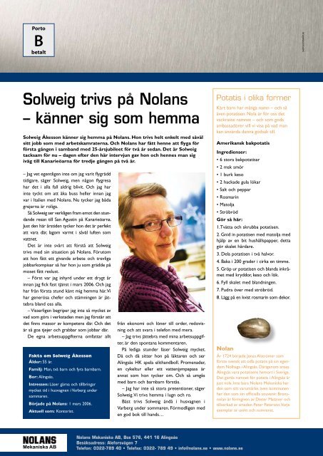 Plåtbiten 2008:04 - Nolans Mekaniska AB