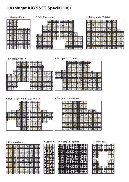 Lösningar (PDF) - Krysset