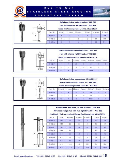 Private Yachting Special Products Stainless Steel Boat ... - cuatc