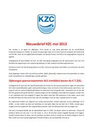 Download de nieuwsbrief hier. - Kennemer Zwemclub