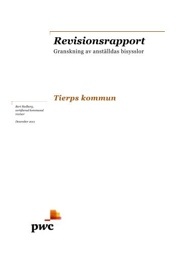 Revisionsrapport Bisysslor Tierp 2011.pdf - Tierps kommun