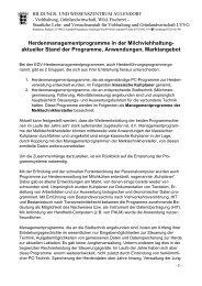 Herdenmanagementprogramme in der Milchviehhaltung ... - LAZBW