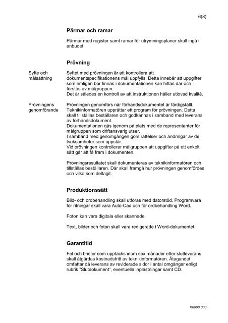 Handbok Teknikinformation (.pdf) - Fortifikationsverket