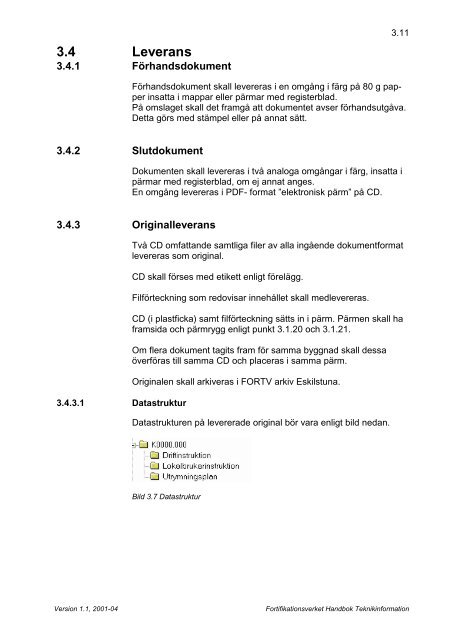 Handbok Teknikinformation (.pdf) - Fortifikationsverket