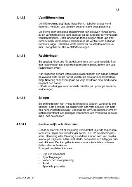 Handbok Teknikinformation (.pdf) - Fortifikationsverket