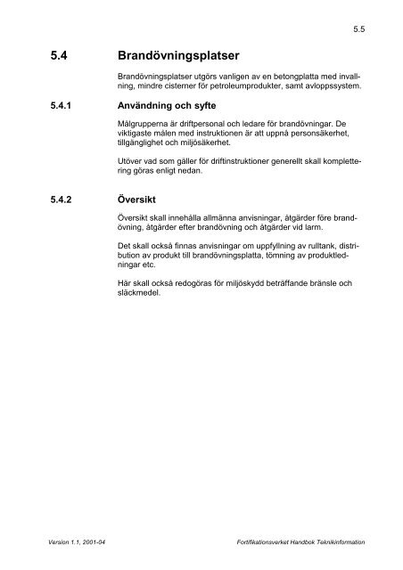 Handbok Teknikinformation (.pdf) - Fortifikationsverket