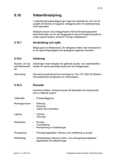 Handbok Teknikinformation (.pdf) - Fortifikationsverket