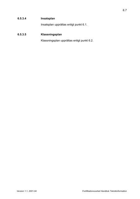 Handbok Teknikinformation (.pdf) - Fortifikationsverket
