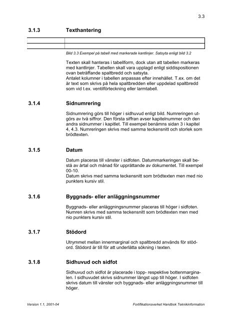 Handbok Teknikinformation (.pdf) - Fortifikationsverket