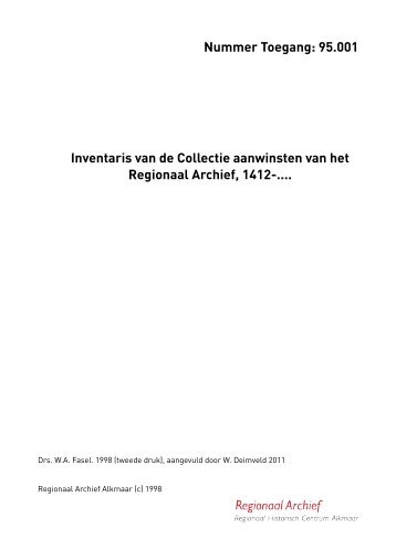 pdf (570,41 kb) - Regionaal Archief Alkmaar