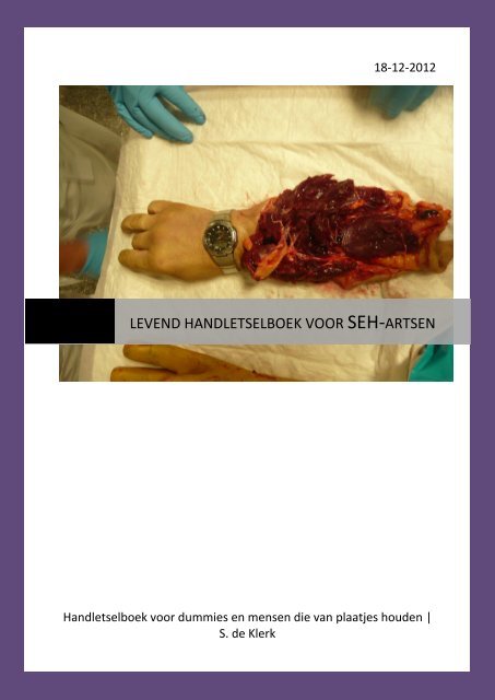 levend handletselboek voor SEH-artsen - EMDutch