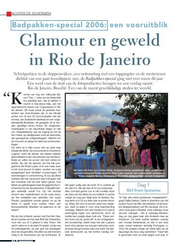 P Magazine met Ann Van Elsen 27/06 - Kinderen van Rio