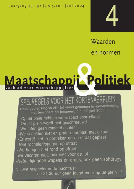 Waarden en Normen - Maatschappij en Politiek