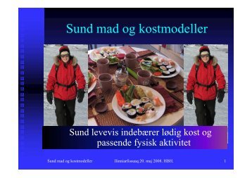 Sund mad og kostmodeller - paarisa