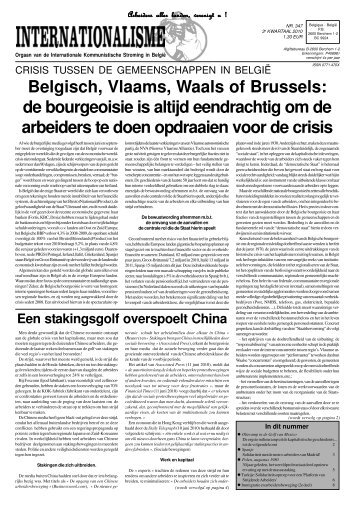 Belgisch, Vlaams, Waals of Brussels - Internationale ...