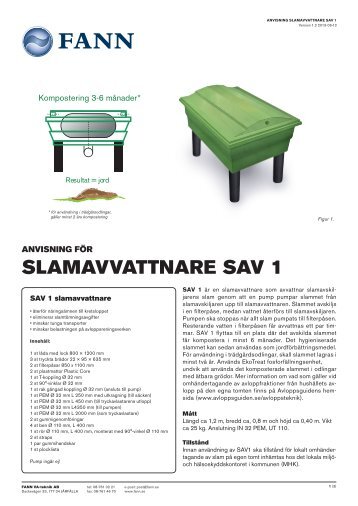 SLAMAVVATTNARE SAV 1 - Fann