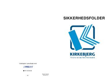 Sikkerhedsfolder rev. 06 - 28-04-2011 - kirkebjerg intranet - login