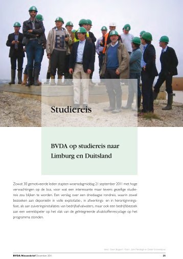 BVDA op studiereis naar Limburg en Duitsland