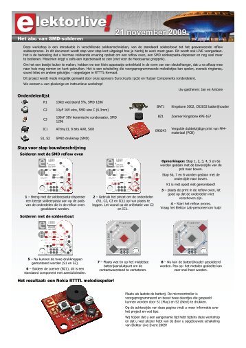 Het abc van SMD-solderen - ELEKTOR.nl