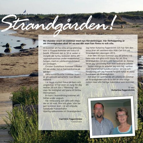 Program 2013 - Strandgården