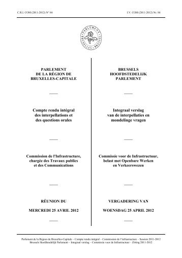 Compte rendu intégral des interpellations et des questions orales ...