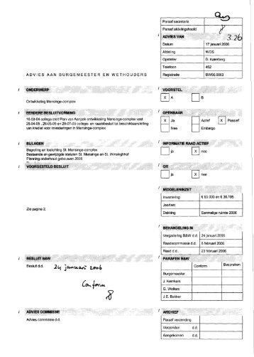 Ontwikkeling Mensinge-complex - Bestuur Noordenveld - Gemeente ...