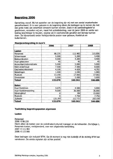 Ontwikkeling Mensinge-complex - Bestuur Noordenveld - Gemeente ...