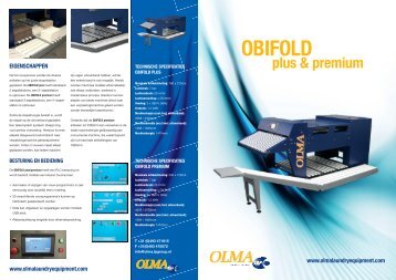 Brochure OBIFOLD plus - OLMA Laundry Equipment