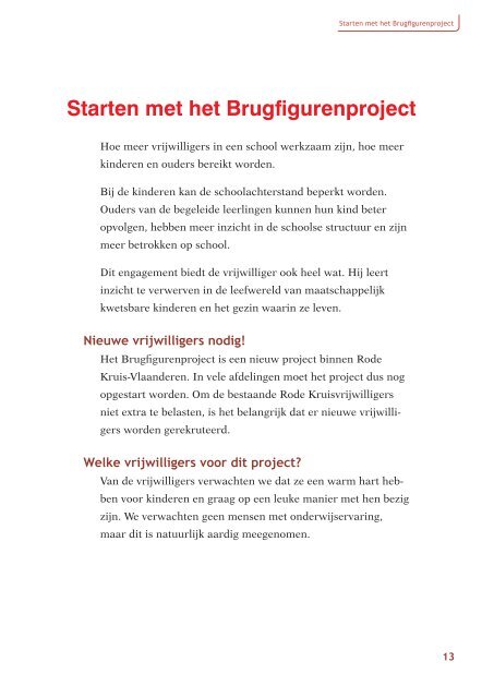 Brugfigurenproject - Rode Kruis-Vlaanderen